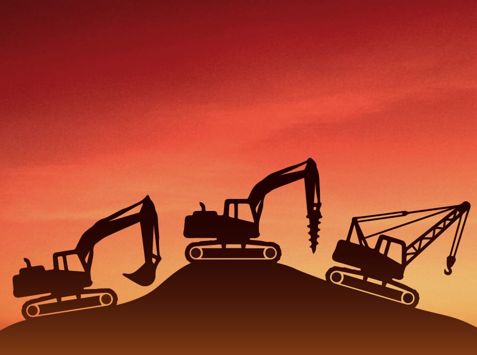 Boggis, Bunce and Bean’s Digging Machines